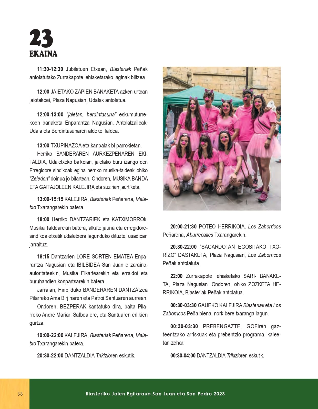 Programa de fiestas portada